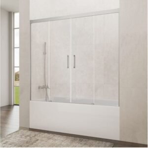 Mampara de bañera 2F + 2C BASIC SPAZIO